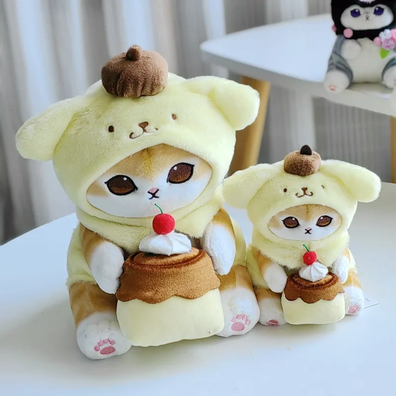 Kawaii Mofusand Shark Katze Spiele Plüsch Spielzeug Rucksack Schlüsselbund Kreative Niedlichen Cartoon Gefüllte Puppe Zubehör Freund Geburtstag Geschenk – Detail 9