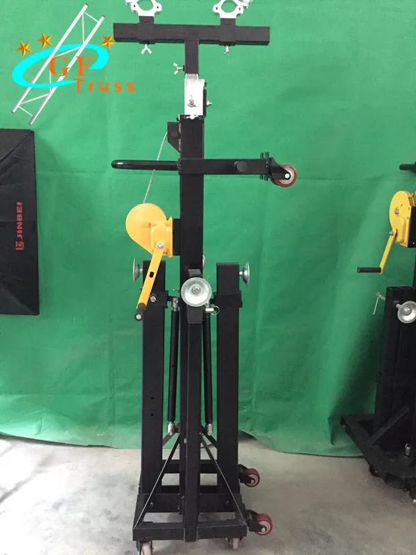 Guangzhou Aluminum Heavy Duty DJ Folding Line Array Speaker Stand Crank up Stand Truss