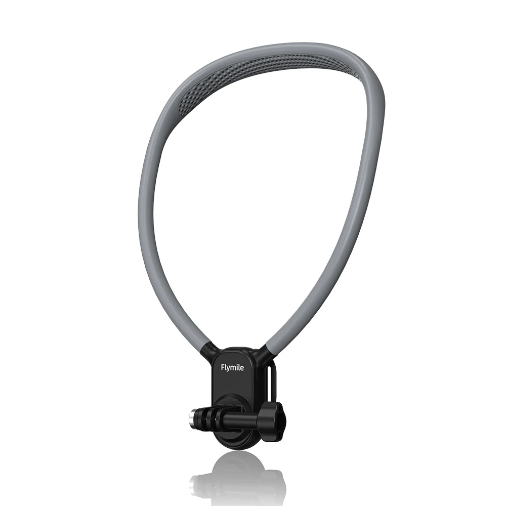 Flymile Supporto per collo in silicone a sgancio rapido per DJI Action 5 Pro/Osmo 360/Gopro/Insta 360 Accessori Supporto per torace