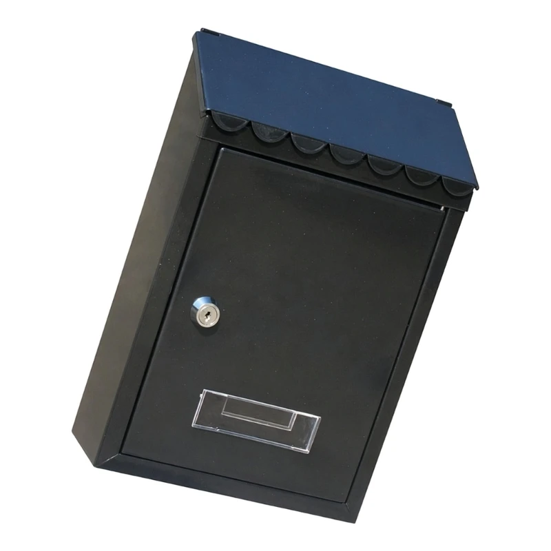 Wall-Mounted Metal Mailbox with Front Access Door, Mail Holder with Label Window for Office, Classroom, or Entryway Use best