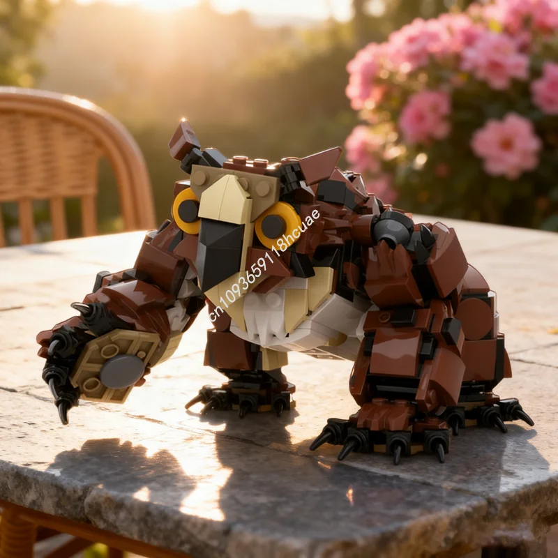 

636 шт. MOC The Grand Owlbear, Коллекционная модель, строительные блоки, архитектура, рождественские подарки, креативная идея игрушки, образование, день рождения