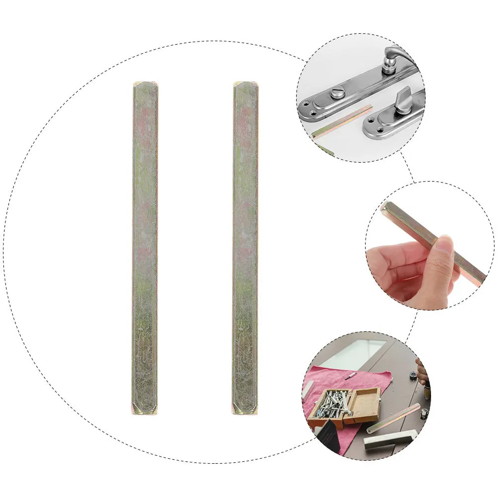 2 قطعة 65 مللي متر الحديد استبدال مربع المغزل ل مقبض الباب القديم مستقيم المغزل بار نمط الباب الأجهزة التبعي #1