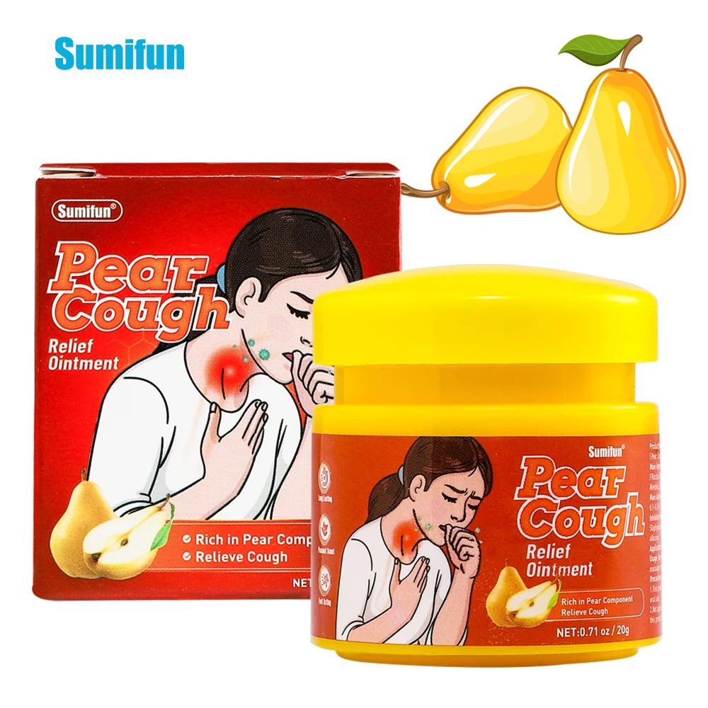 

Sumifun 20g Cough Relief Cream Medicine Throat Itchy Cough Relief Ointment Cold Medicine Asthma Cough Treatment Herbal Ointment