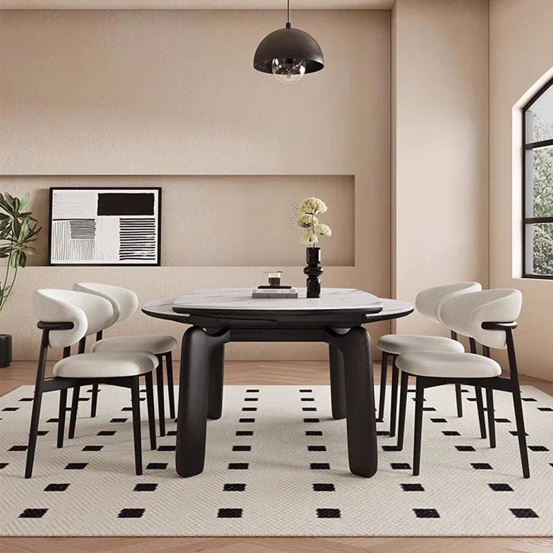 Desk Foldable Dining Table Salon Coffee Small Conference Round Dining Kitchen Table Console Esstisch Livingroom Furniture Sets