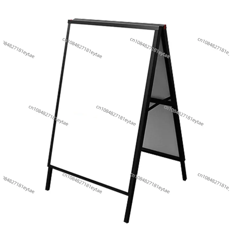 Portable poster stand, double-sided folding advertising, vertical floor-standing display stand, outdoor display board, windproof