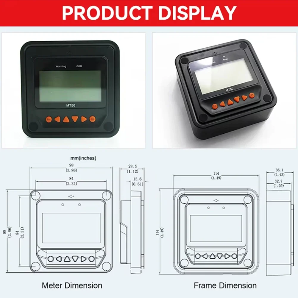 

MT50 RS485 Cable Accessories Instrument Suitable For EPEVER Solar Controller EPEVERs MT50/MT52 Instrument Solar Controller Tool