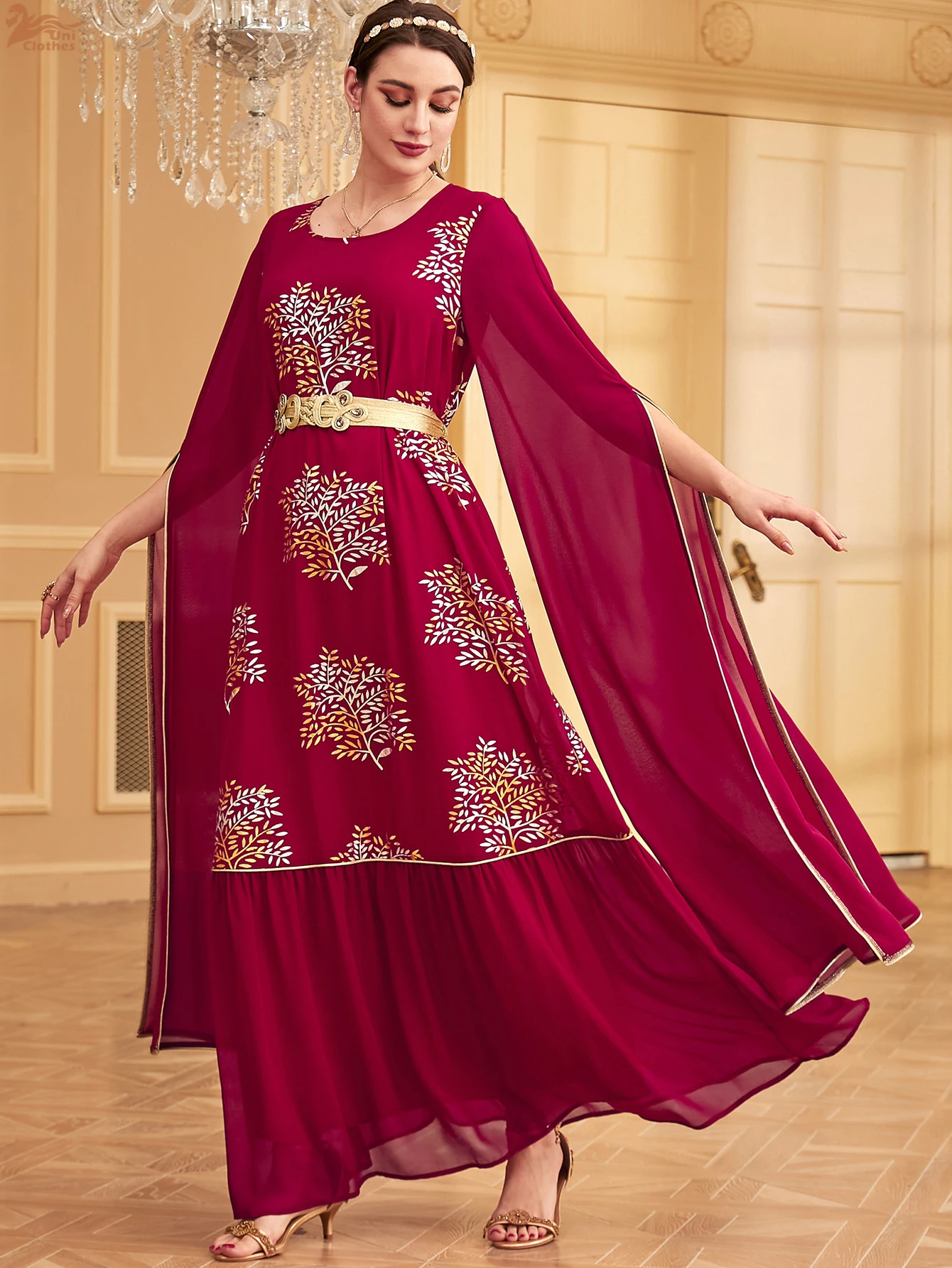 Robe de Soirée Maxi pour Femme Musulmane, Djellaba, Kaftan Marocain, Dubaï, Abaya, Islam Jalabiya, Robe Éducative, Ramadan, Eid, Turquie, Luxe