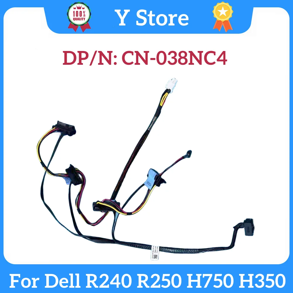 

Y Store For Dell R240 R250 H750 H350 Workstation Power Supply Cable 038NC4 38NC4 Cold 4 Backplane SAS Cable