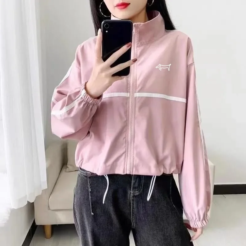 屋外ウインドブレーカースポーツコート女性ゴルフウェア 2025 春の新ゴルフジャケットファッションカジュアル TopWomen ゴルフ服