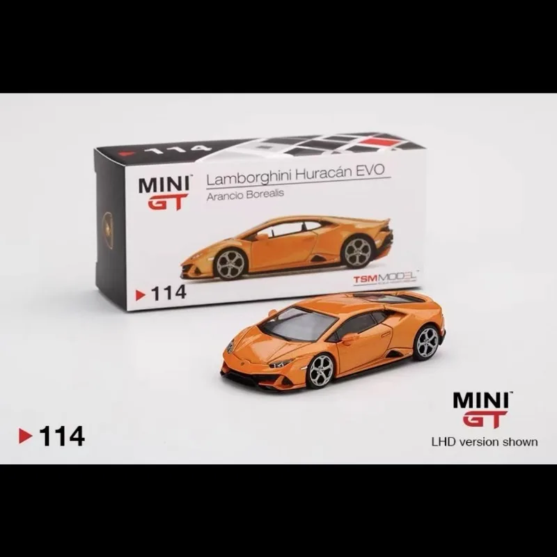 MINIGT 1:64 Lamborghini Huracan Revuelto Aventador Veneno True Scale Miniatures Alloy Die-cast Car Model Gift