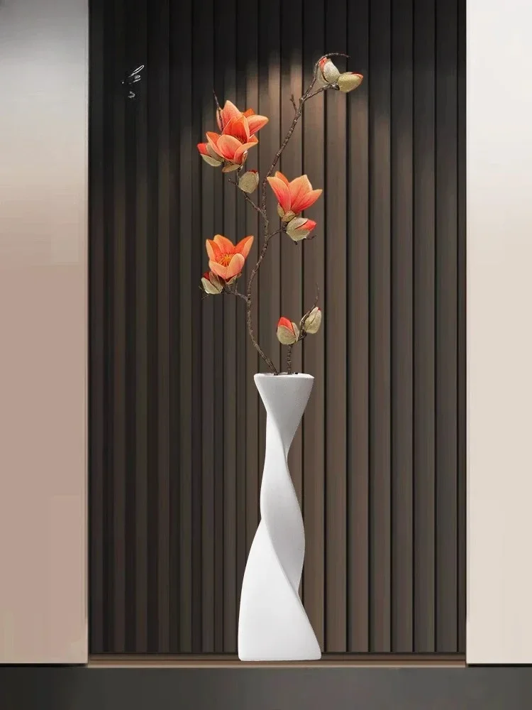 Entry entrance decorative ornaments TV cabinet niche high slender vase living room home decoration light luxury high sense