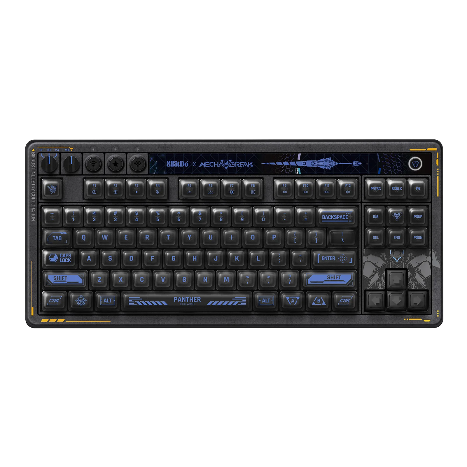 8BitDo Retro 87 Mechanical Keyboard - Mecha Break: Panther - for