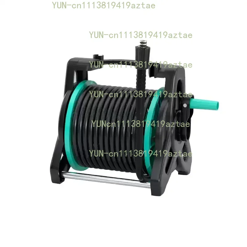 High Pressure Water Hose Reel Organizer Portable Pipe Winder Storage Rack For Car Washing Machine Household Water Pipe Retractor