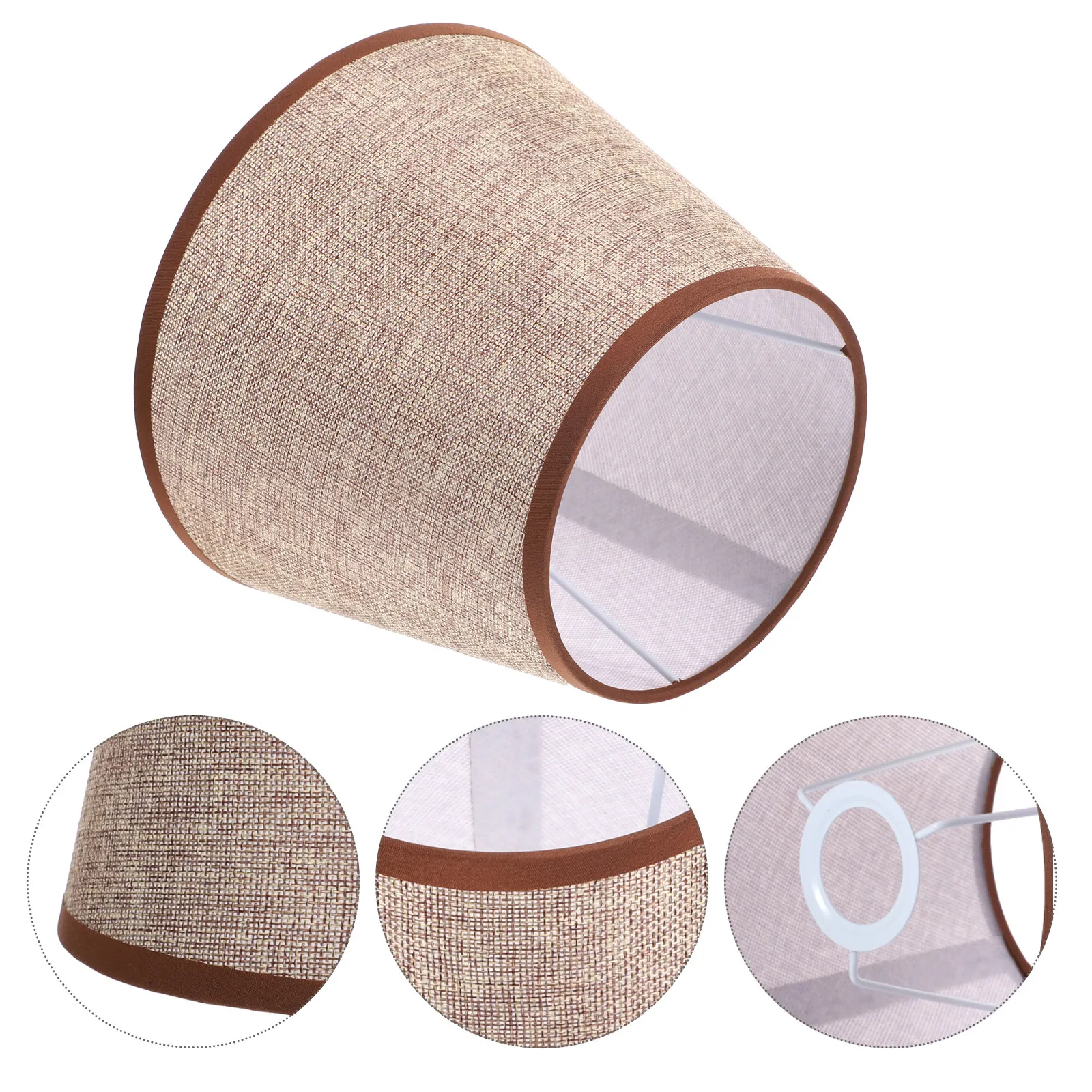 

Decorative Modern Linen Cloth Lampshade for Table Lamp Bedroom Living Room Replacement Fabric Lamp Shade Stylish Home Light