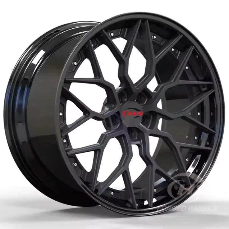 

2-piece Custom Forged Aluminum Alloy 6061-T6 Wheels 5X112 5X120 18/19/20/21Inch Passenger Car Wheels Rims