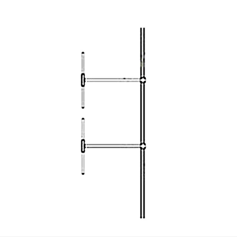 

2-bay sub-antenna (2 1-bay antennas + 2 power dividers + cable)