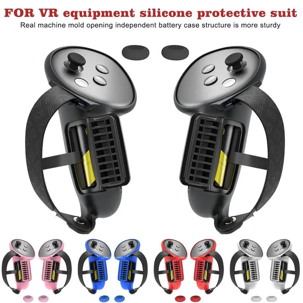 

Для Meta 3, ручки контроллера, защитная ручка, силиконовый защитный чехол с ремешком на сустав, аксессуары VR ﻿