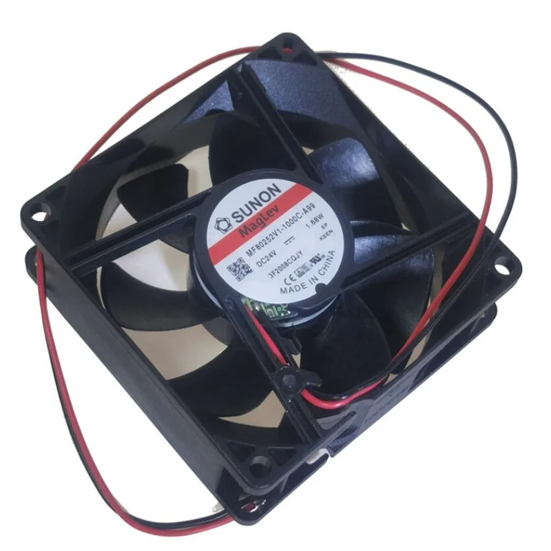 Original sunon mf80252v1-1000c-a99 8025 24v 1.68w two-wire inverter fan