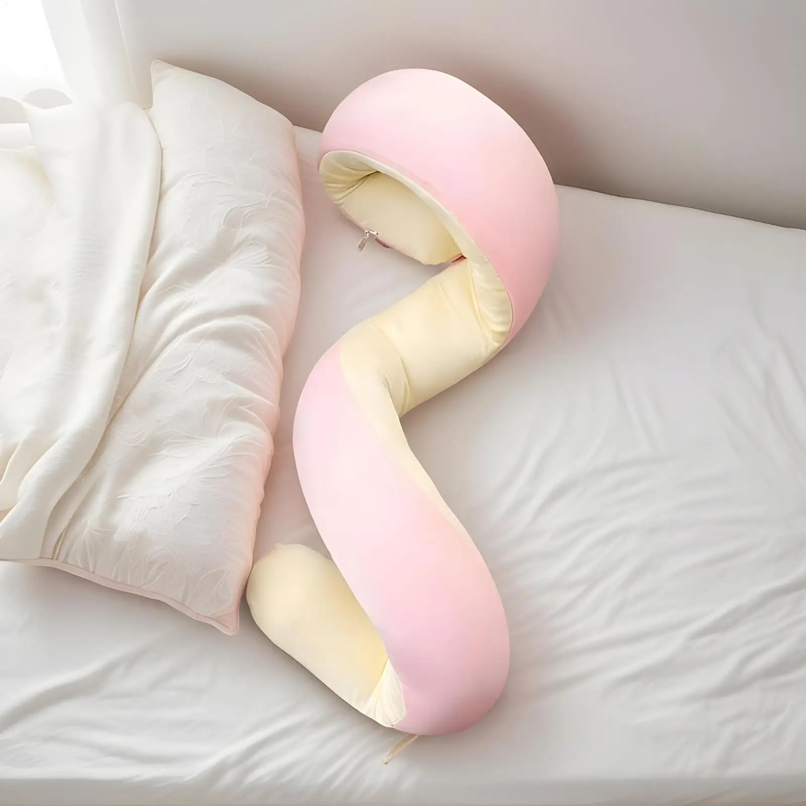 Neck Pillow Support Spiral Foldable Cushion Pad Airplane Neck Pillow For Car Sleeping Back Chair Office Sleep Rest Bed