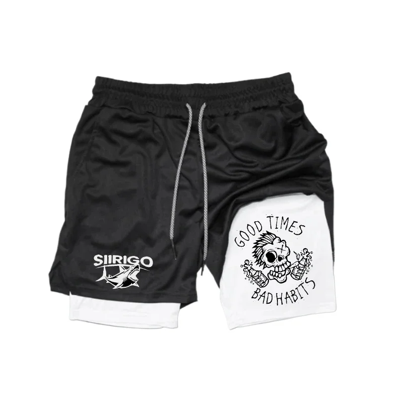 

Hot Selling European and American Dtyle 3D Printed Shorts Double Layered Shorts Quick Drying Sports Shorts and Beach Shorts