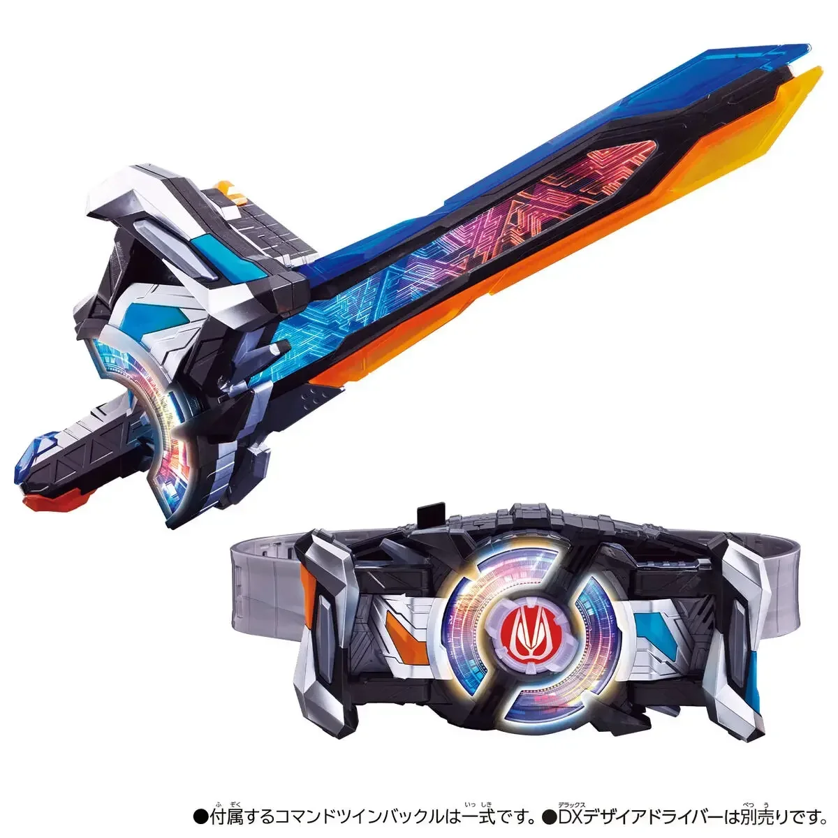 Bandai Original Dx Kamen Rider Geats Command Twin Buckle Raising Sword Anime Action Figure Transformation Belt Toy Gift For Kids