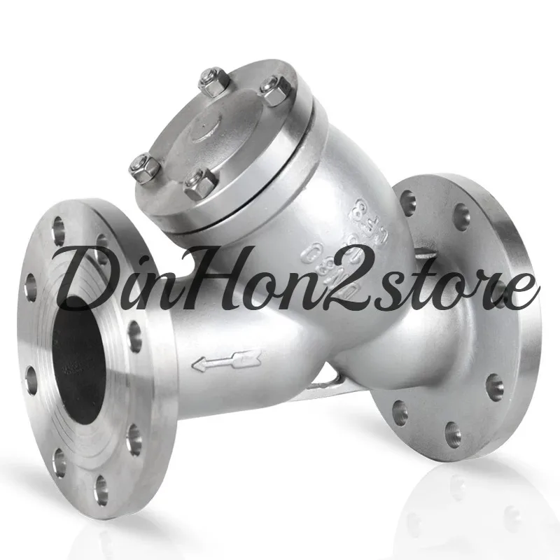304 Stainless Steel Flanged Filter Y Type Filter GL41W-16P Flanged Steam Filter Valve
