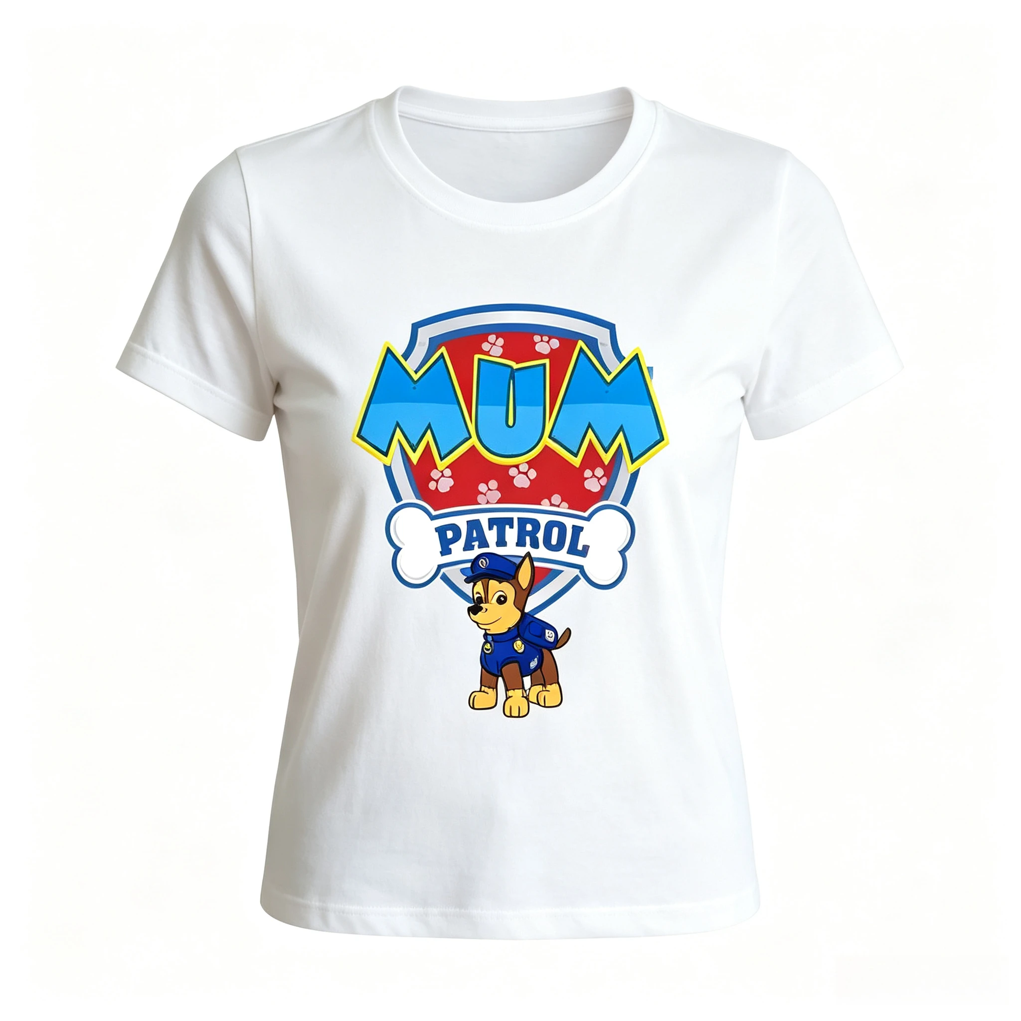 Dog Patrol Team Family Shirt Paw Patrol Team Style T-shirt Comfortable and Breathable Suitable for Family Dressing Fun
