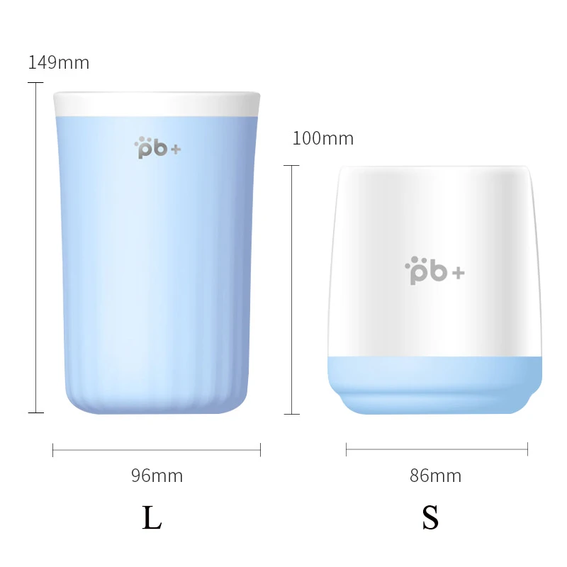 Imagem -06 - Cão Limpo pé Copo Automático Acessórios do Cão Confortável para Filhote de Cachorro Cães Pata Limpador Dentro de Todas as Estações Balde de Limpeza Portátil