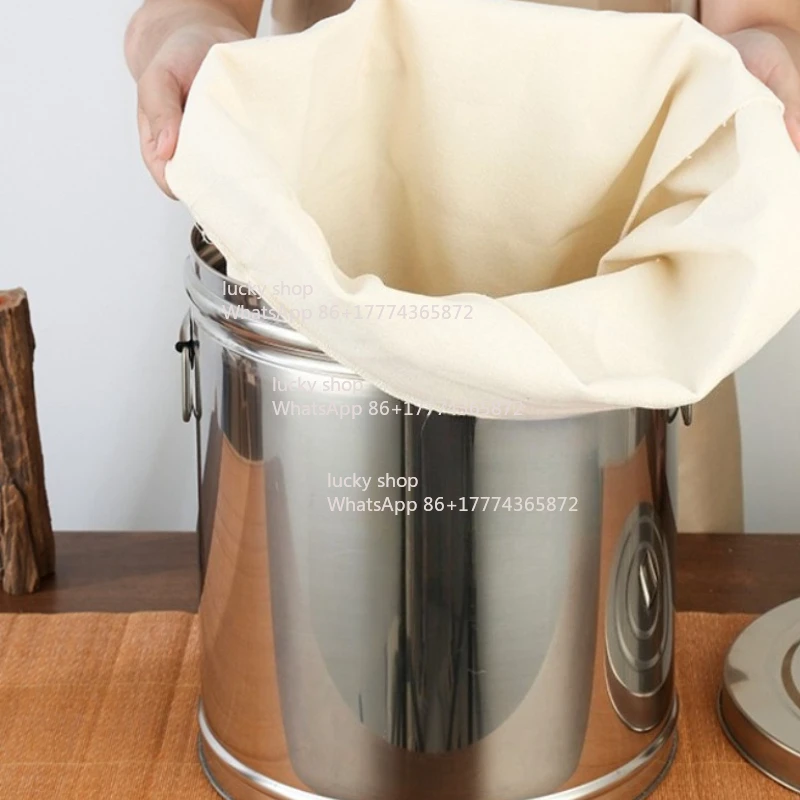 Iron Bucket Storage Bucket Sealed Can Rice Bucket Household Moisture-proof and Insect-proof