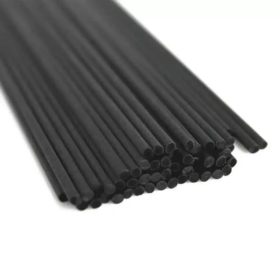 100PCS L50/40/35/30/25/19CM X 5/4/3MM Black Reed Diffuser Replacement Rattan Sticks