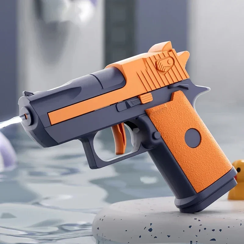 Mini Water Pistol Mechanical Continuous Firing Water Gun Summer Pool Shooting Watergun Manual Water Gun Outdoor Game Toys Gifts view 4