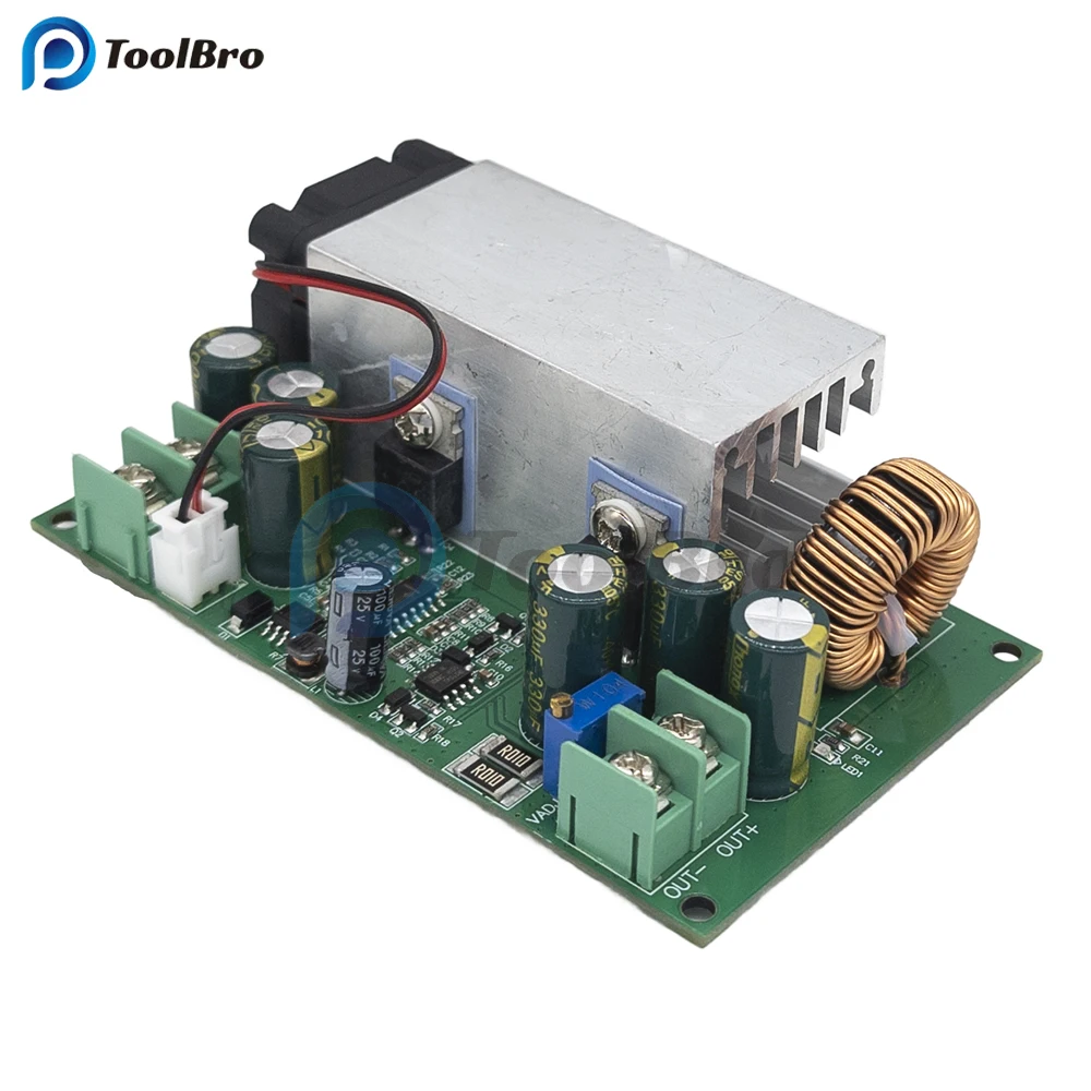 600W 25A Adjustable DC-DC Step Down Buck Converter Board Voltage Regulator Power Supply Module 12V-75V to 5V 19V 21V 24V 48V