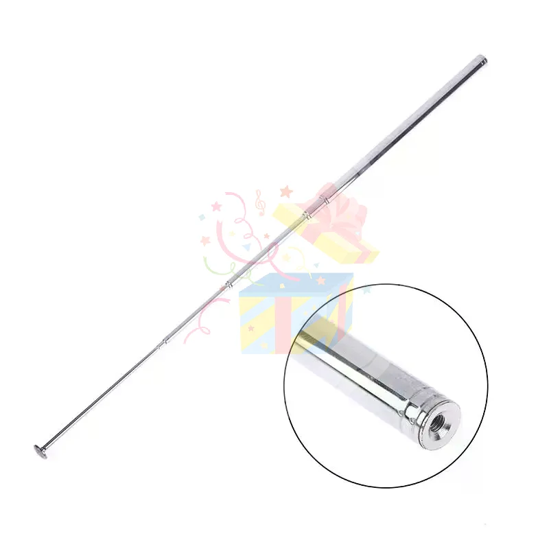 Adjustable Telescopic Antenna 140 cm 10 Section for FM AM Radio High Signal Strength for Travel Outdoor