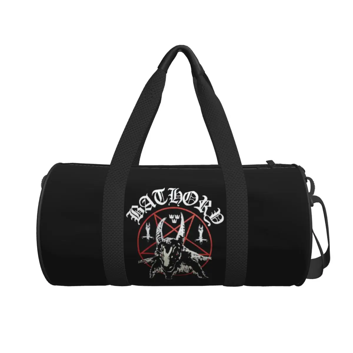 

Bathory Logo Large Duffle Gym Bag Waterproof Duffle Travel Bags Handbags Fitness bag