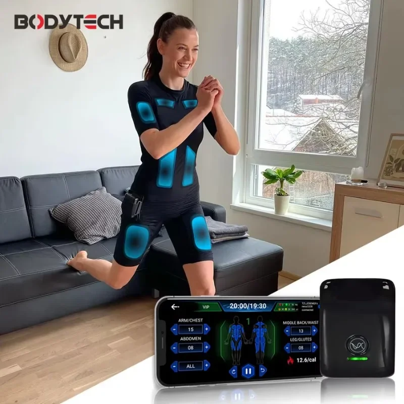 High Tech Electrical Stimulation Wireless Ems Fitness Suit for Home Use