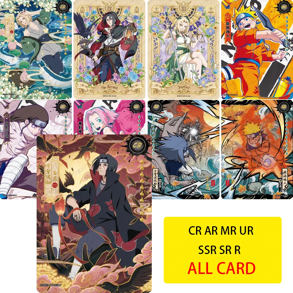 KAYOU  NRB09-ALL series  CR MR  CARD  NARUTO  Hyuga Hinata Pain rare Genuine Collection card toys Christmas birthday gift