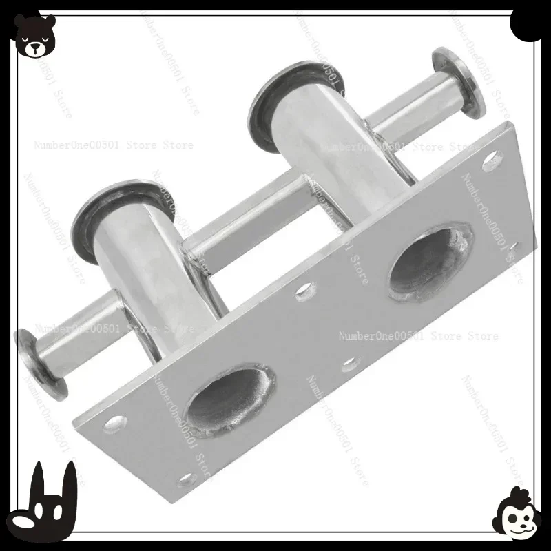 High quality stainless steel double cross cable pile mooring column tether column  pile ship yacht marine hardware accessories
