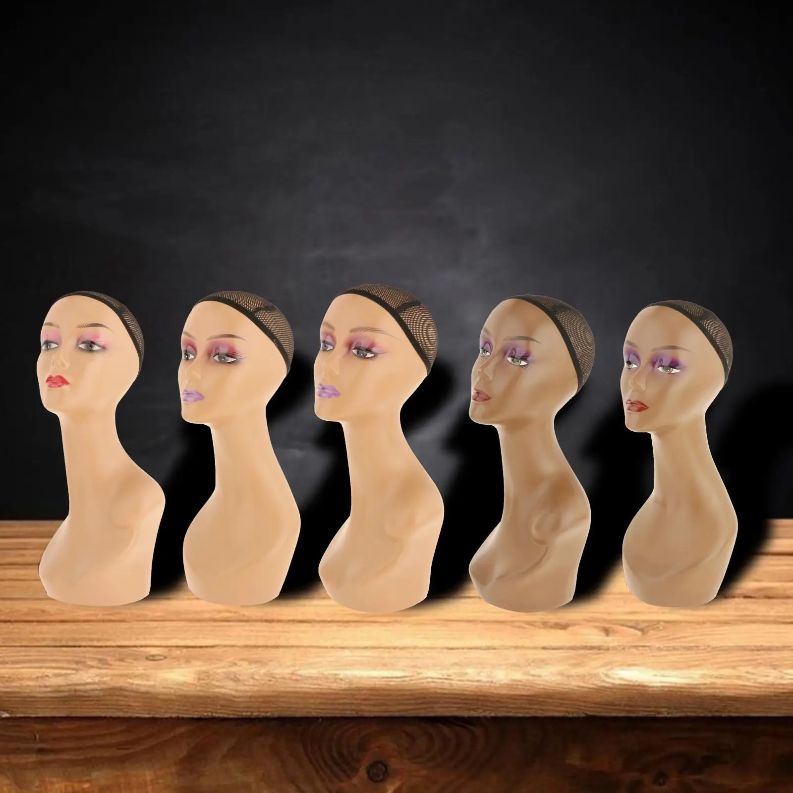 

Hat Cap Stand for Display Model Hats Hairpieces Home Female Head Model