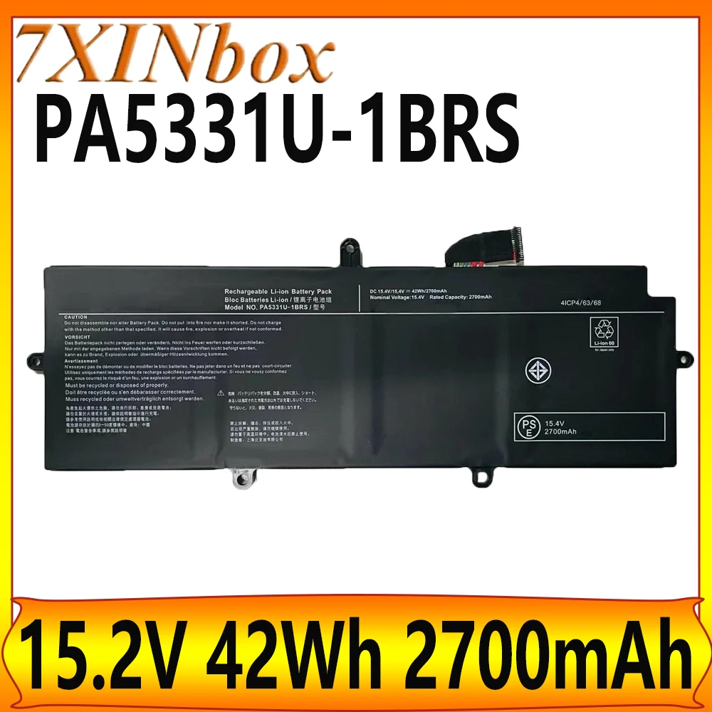 

7XINbox 42Wh PA5331U-1BRS 15.2V 2700mAh Laptop Battery For Toshiba PORTEGE R30 R30-A-134 R30-AK01B DynaBook PTG A30 X30L Series