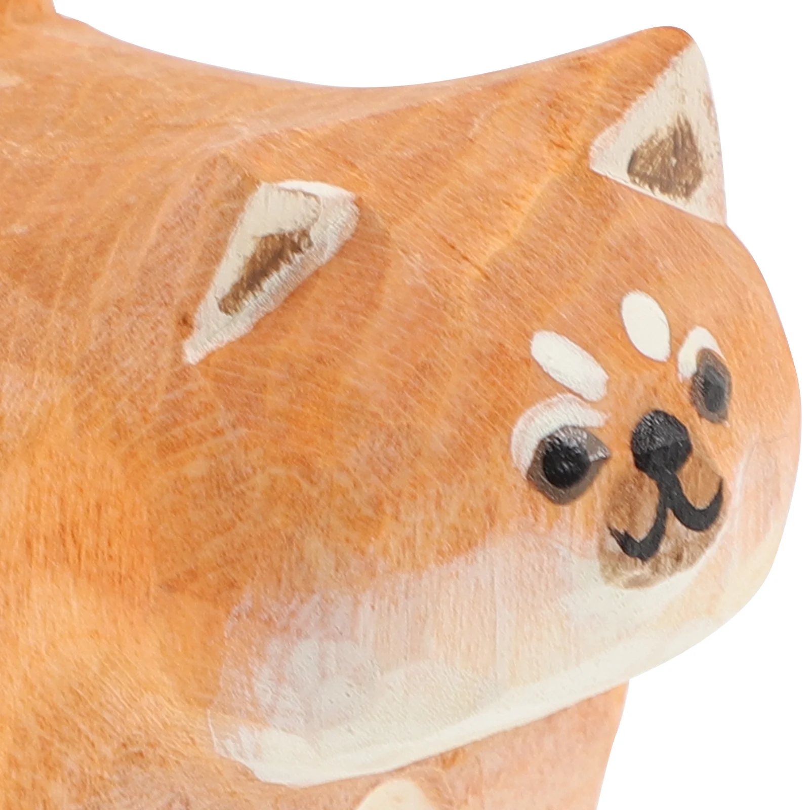 

Flexible Joint Wooden Dog Figurine Home Decor Living Room Desktop Ornament Pet Statue Basswood Animal Model Gift