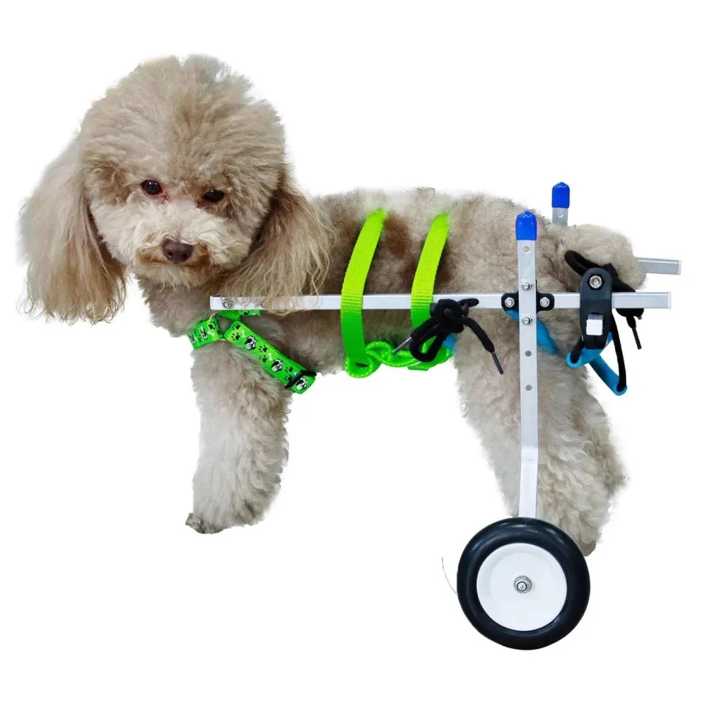 

Dog Wheelchair Rear Leg Paralyzed Pet Walker Small Dog Assist Bracket Cat Dog Mobility Trolley Pet Walking Wheelchair