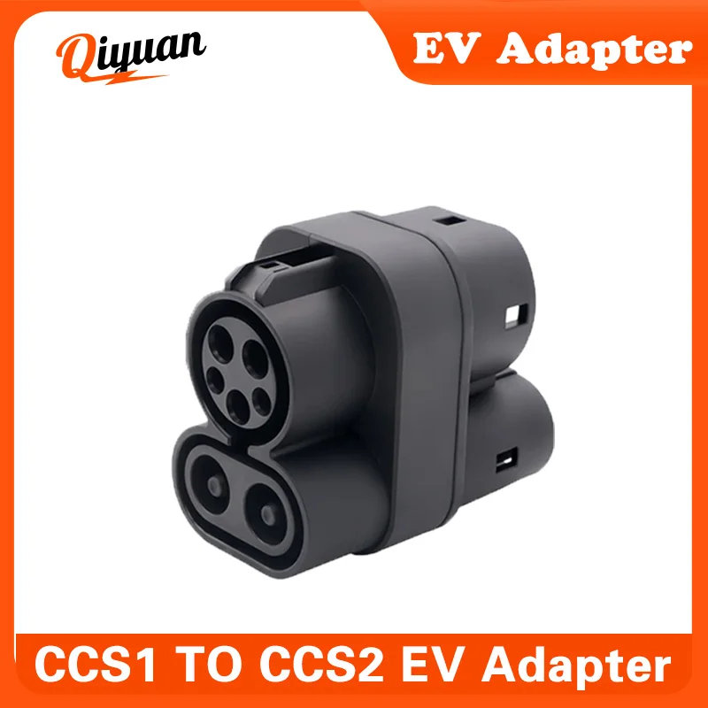 CCS1 to CCS2 Adapter EV Charger Adpater DC 1000V 200A and EV Charger Connector Type 1 to Type 2 Adapter SAE j1772 to IEC62196