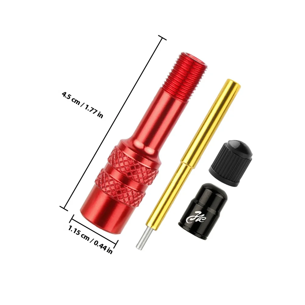 محول صمام الشوكة الأمامية للدراجة من سبائك الألومنيوم، فوهة تمديد متينة، ملحق إطار الدراجة الأساسي لسرعة وفعال