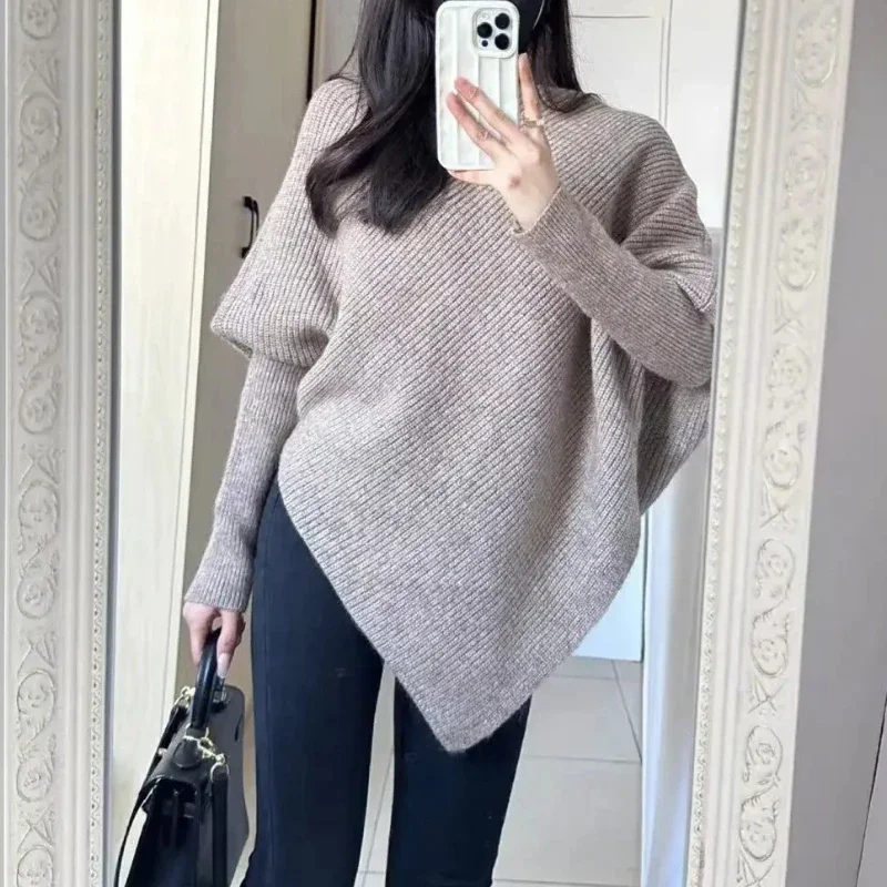 Turtleneck Winter 2024 Knitted Sweaters for Women Fall Clothes Light Attractive Autumn Thermal Youthful Trend Female Pullover