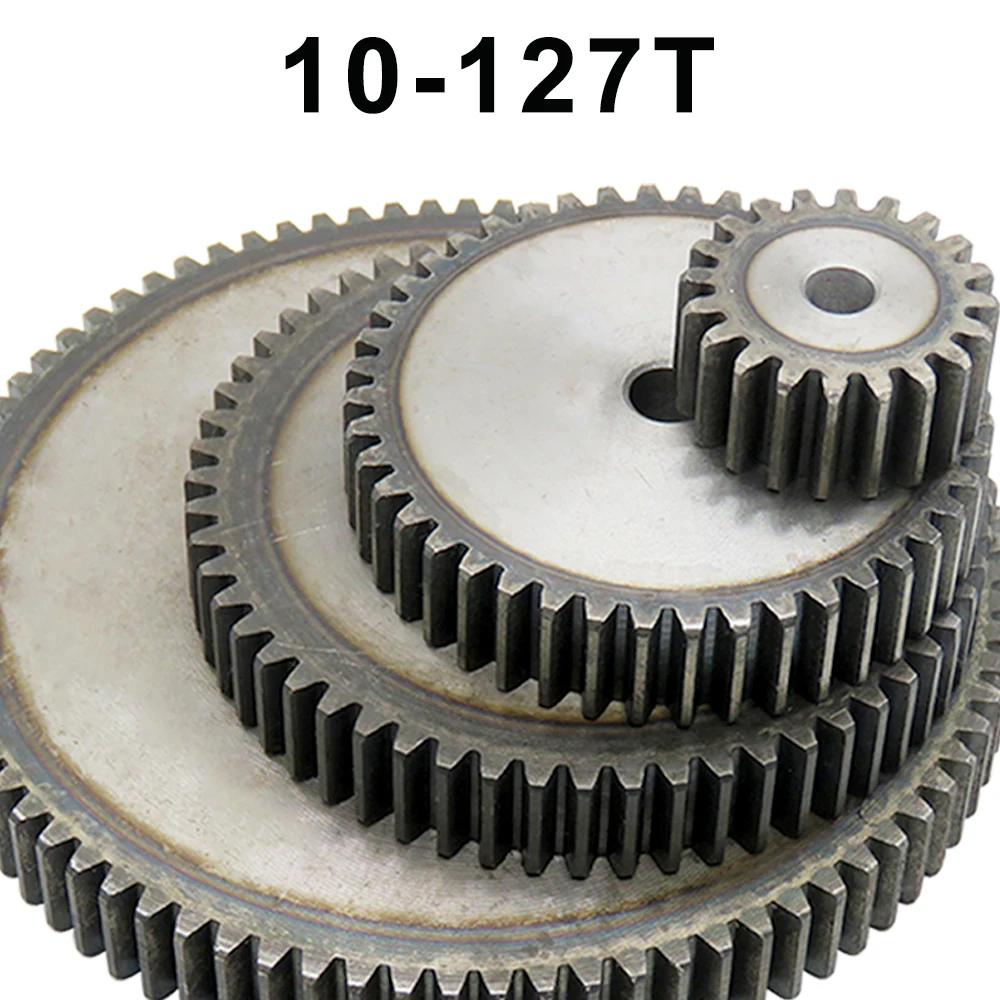 2M14T Flat Gear Teeth Outer Diameter 32mm Bore 10mm Low Carbon Steel Cylindrical Gear Teeth Thickness 20 mm For Tramission Part