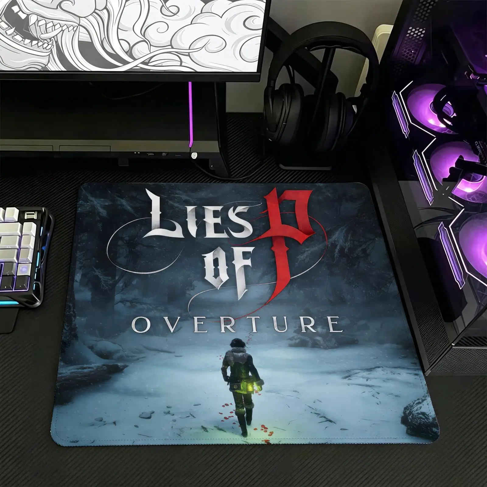 Mouse Pad Regular gaming mouse pad  Office mouse pad Laptop desk mat Stitched edge S/M/L size mouse pad  HOT GAME Lies of P COOL