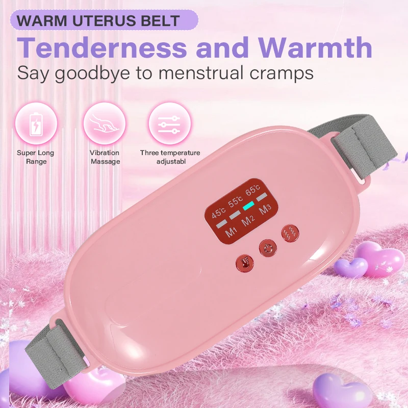 Menstrual Warm Palace Warm Stomach Girl Heating Massage Warm Belt Auntie Intelligent Heating Waist Massage Device