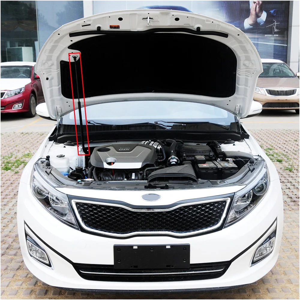 For KIA K5 2011-2015 Car-Styling Refit Bonnet Hood Gas Shock Lift Strut Bars Support Rod Accessories