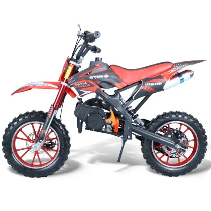 

gasoline mini motorcycle 49cc 50cc dirt bike 2 stroke motocross hand pull pit bike off road motorcycles for children with EPA