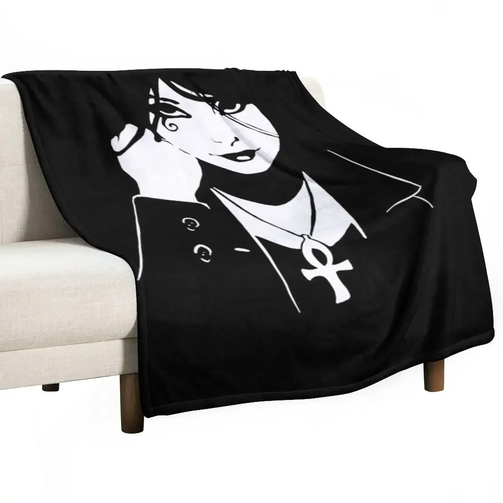 Comics Death Vertigo DC Sandman Throw Blanket Decorative Sofa blankets and throws Blankets